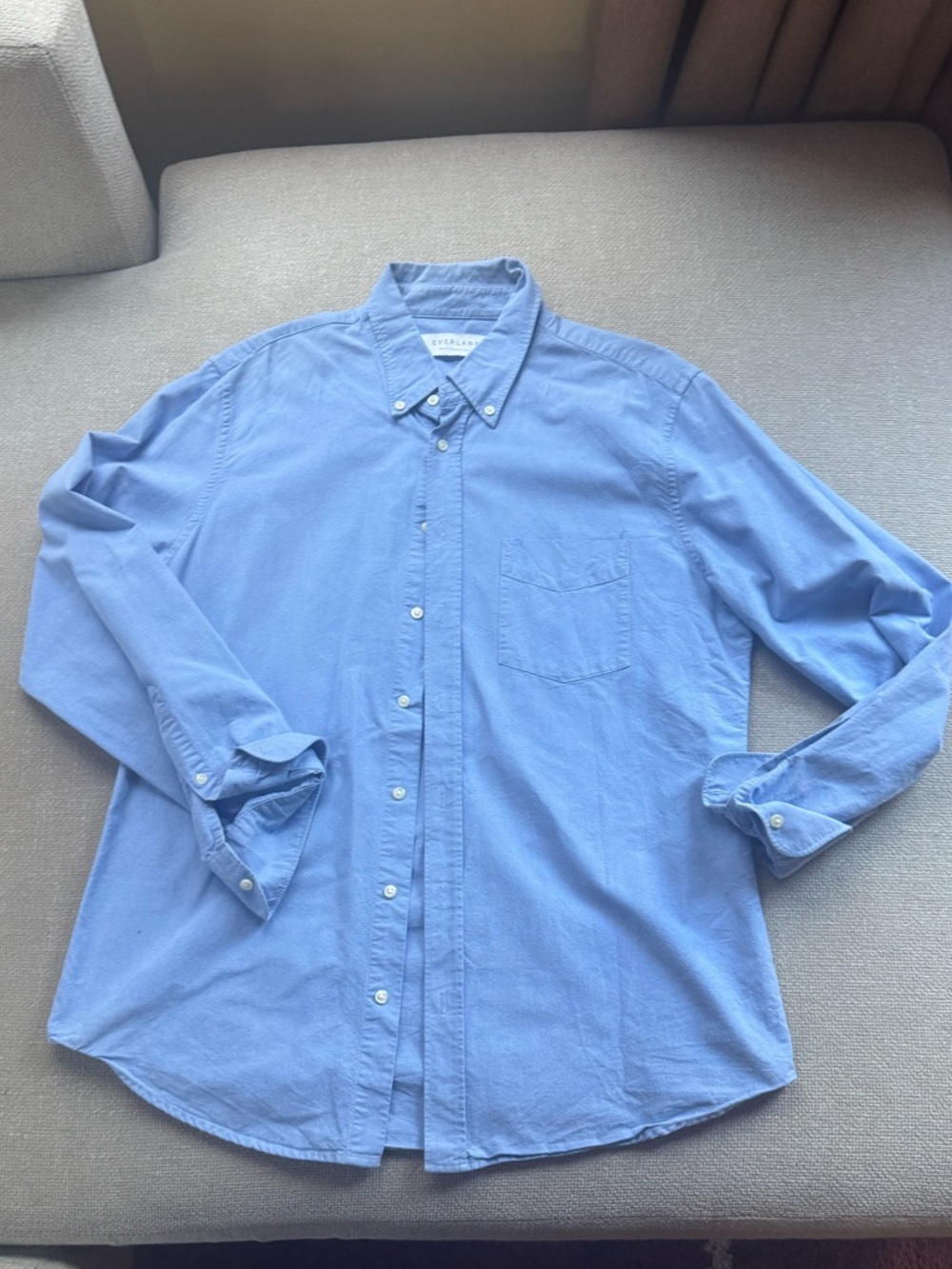 Everlane Light Blue Button-Down Oxford Shirt